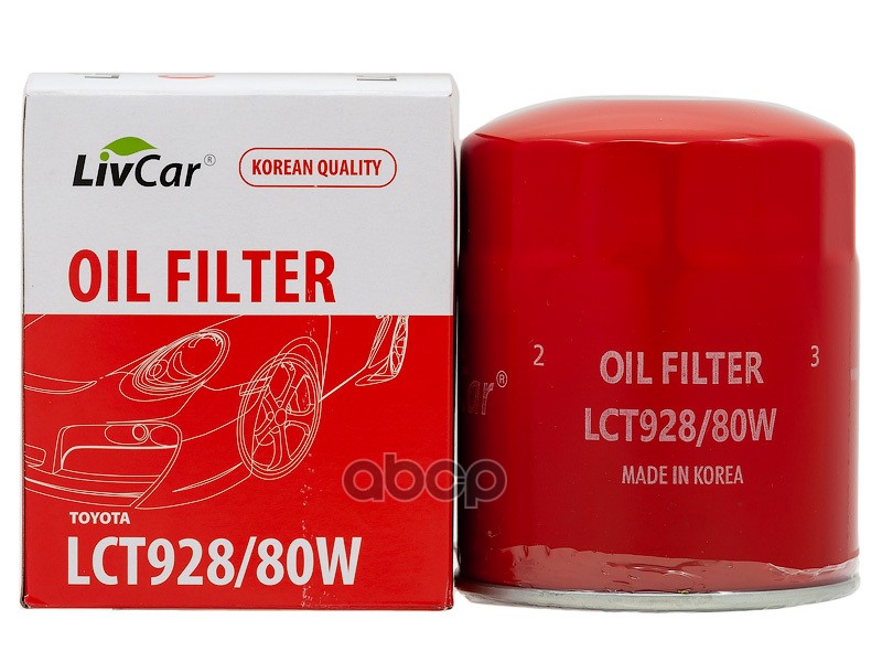 фото Фильтр масляный livcar oil filter lct928/80w / (c-115) livcar арт. lct92880w