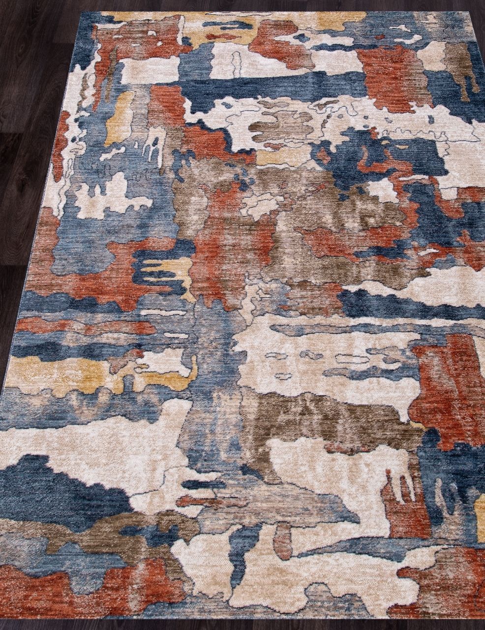 фото Ковер zeus b3465a vanilla/blue algan