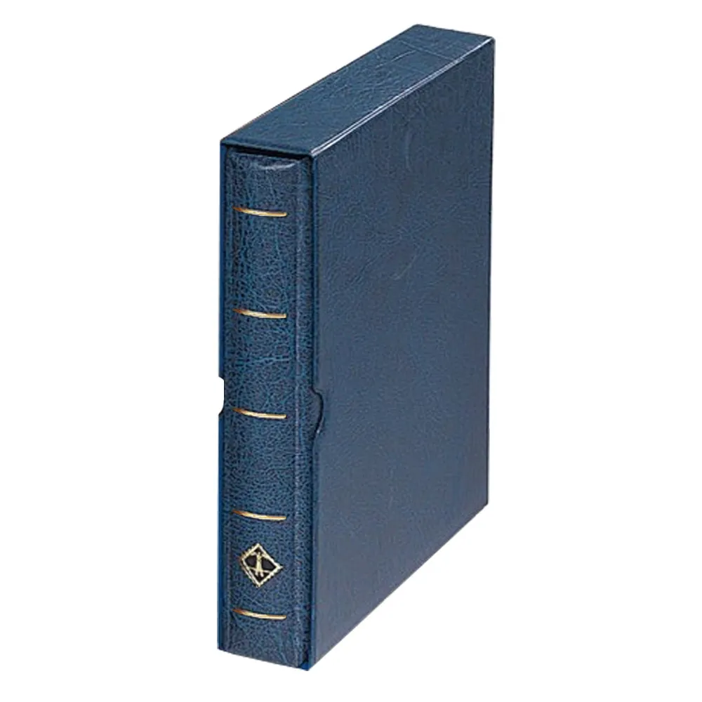 

Альбом Leuchtturm OPTIMA F для монет и банкнот в футляре, синий