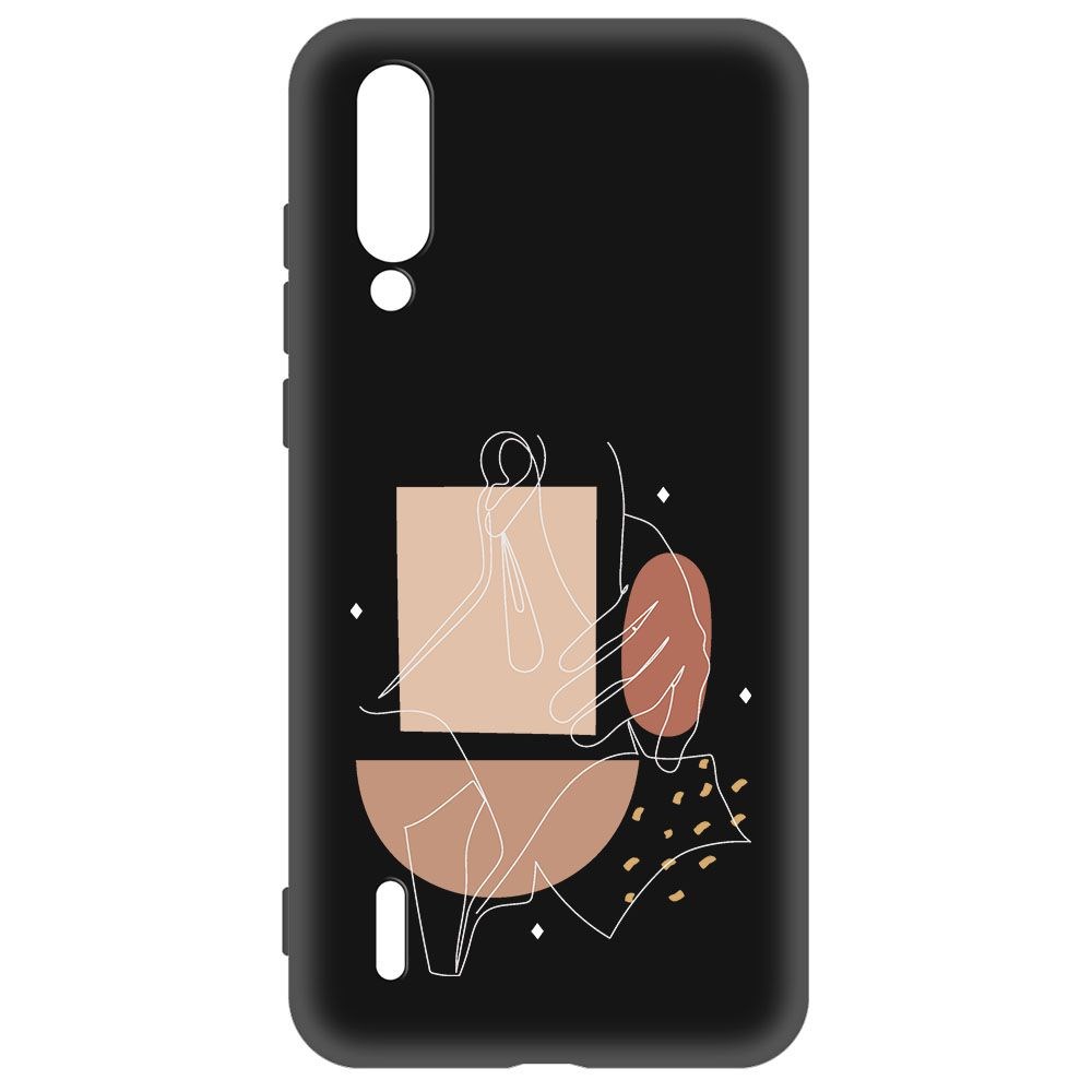 

Чехол-накладка Krutoff Soft Case Изящность для Xiaomi Mi 9 Lite черный