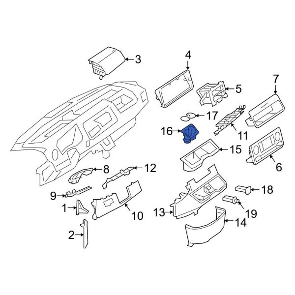 Держатель Getraenkehalter MERCEDES-BENZ арт. A9108101302649051