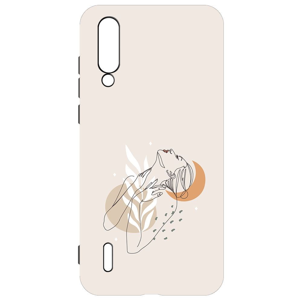

Чехол-накладка Krutoff Soft Case Женственность для Xiaomi Mi 9 Lite черный