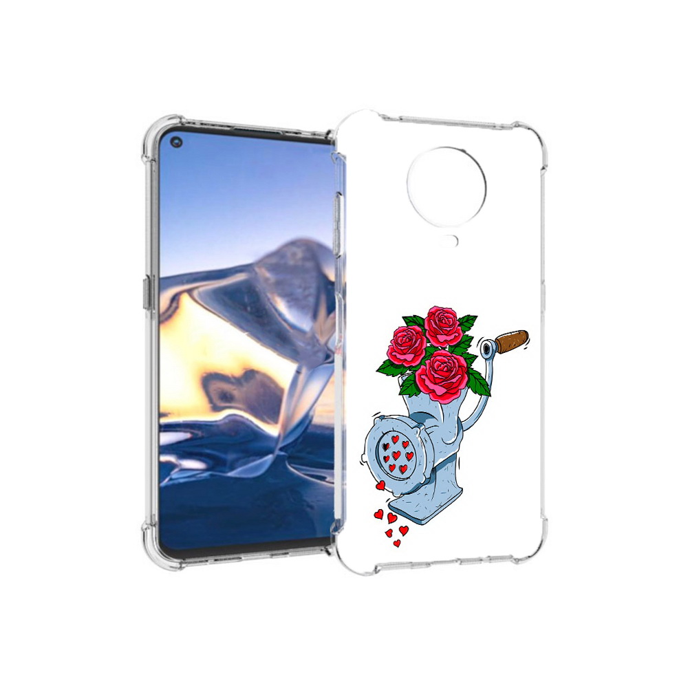 

Чехол MyPads Tocco для Nokia G10 Цветочные сердца (PT171673.98.199), Tocco