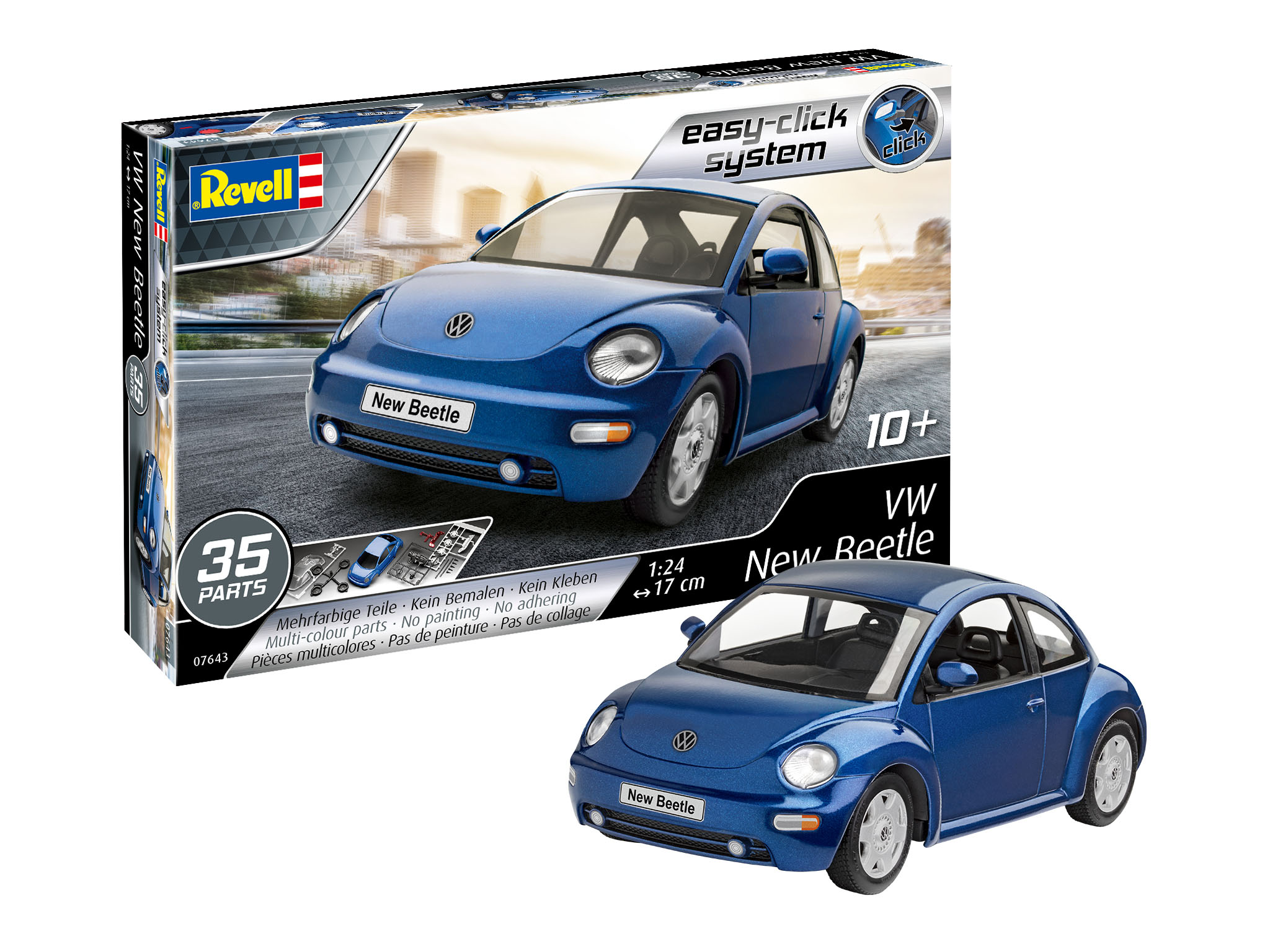 фото Сборная модель revell компактный автомобиль vw new beetle