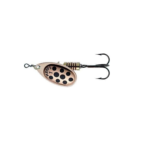 

Блесна вращающаяся Mepps Aglia PTS 1 Copper/Black dots