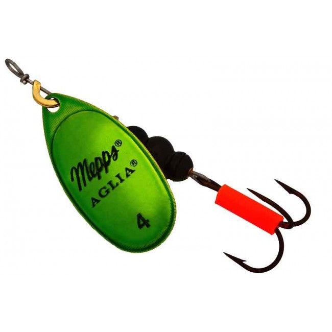 

Блесна вращающаяся Mepps Aglia Platinum 4 Green/Gold, Зеленый