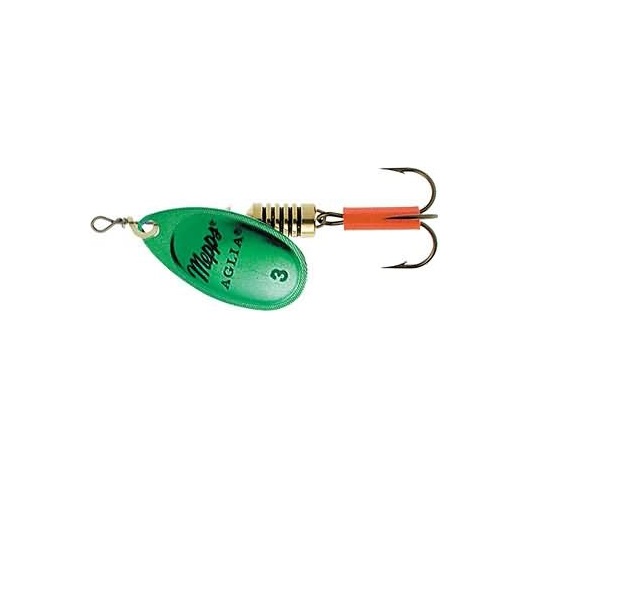 

Блесна вращающаяся Mepps Aglia Platinum 3 Green/Gold