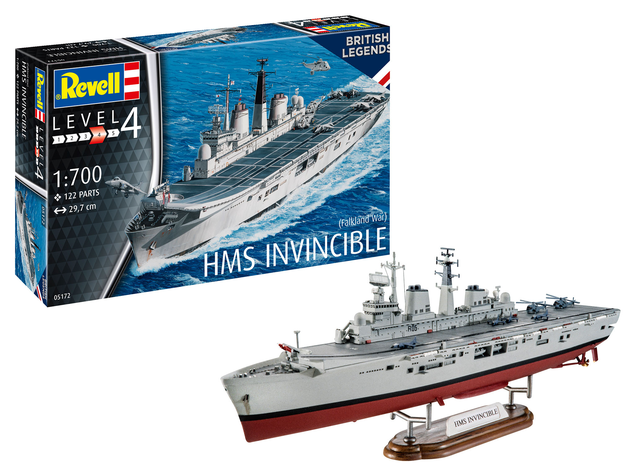 

Сборная модель Revell Линейный крейсер HMS Invincible (Фолклендская война)