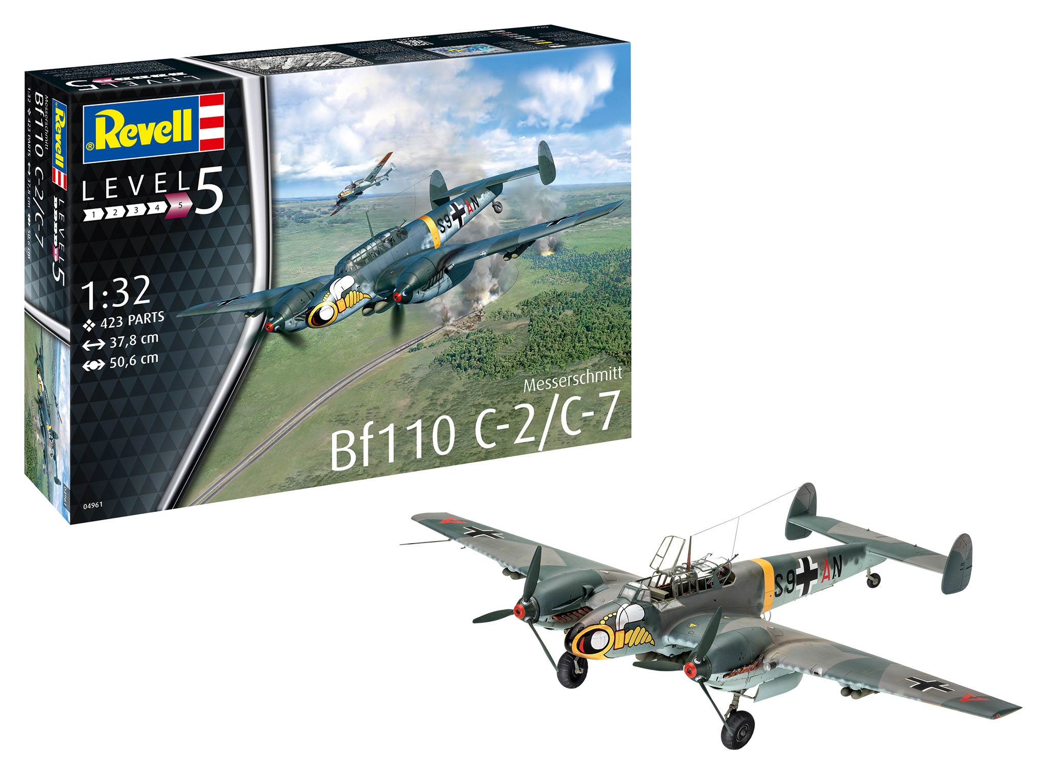 

Сборная модель Revell Тяжелый истребитель Messerschmitt Bf110 C-2/C-7