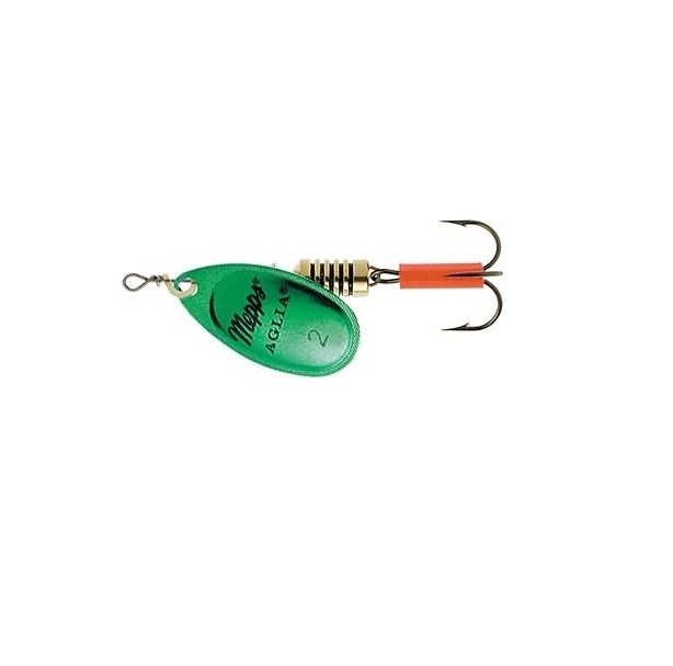 

Блесна вращающаяся Mepps Aglia Platinum 2 Green/Gold