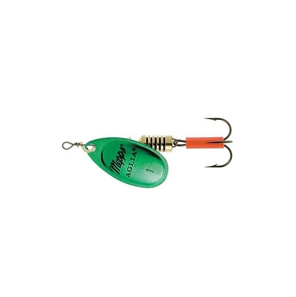 

Блесна вращающаяся Mepps Aglia Platinum 1 Green/Gold, Зеленый