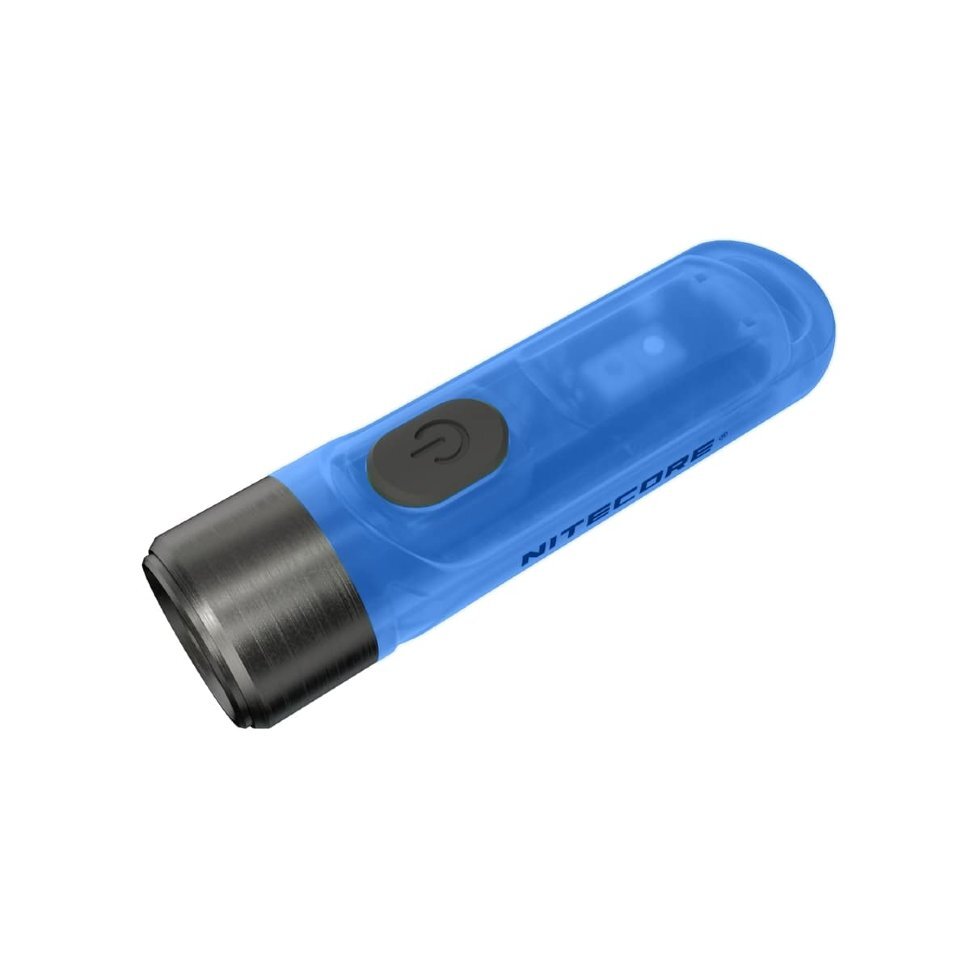 Фонарь-брелок светодиодный наключный Nitecore TIKI GITD blue, 300 лм., аккумулятор