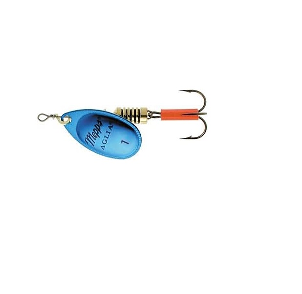 

Блесна вращающаяся Mepps Aglia Platinum 1 Blue/Silver, Синий