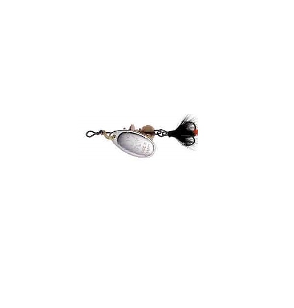 

Блесна вращающаяся Mepps Aglia Mouche 2 Silver/Black fly, Черный;серебристый