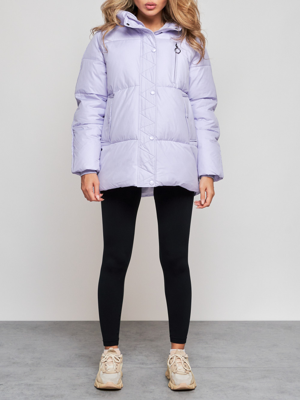 Куртка женская AD52308 фиолетовая S