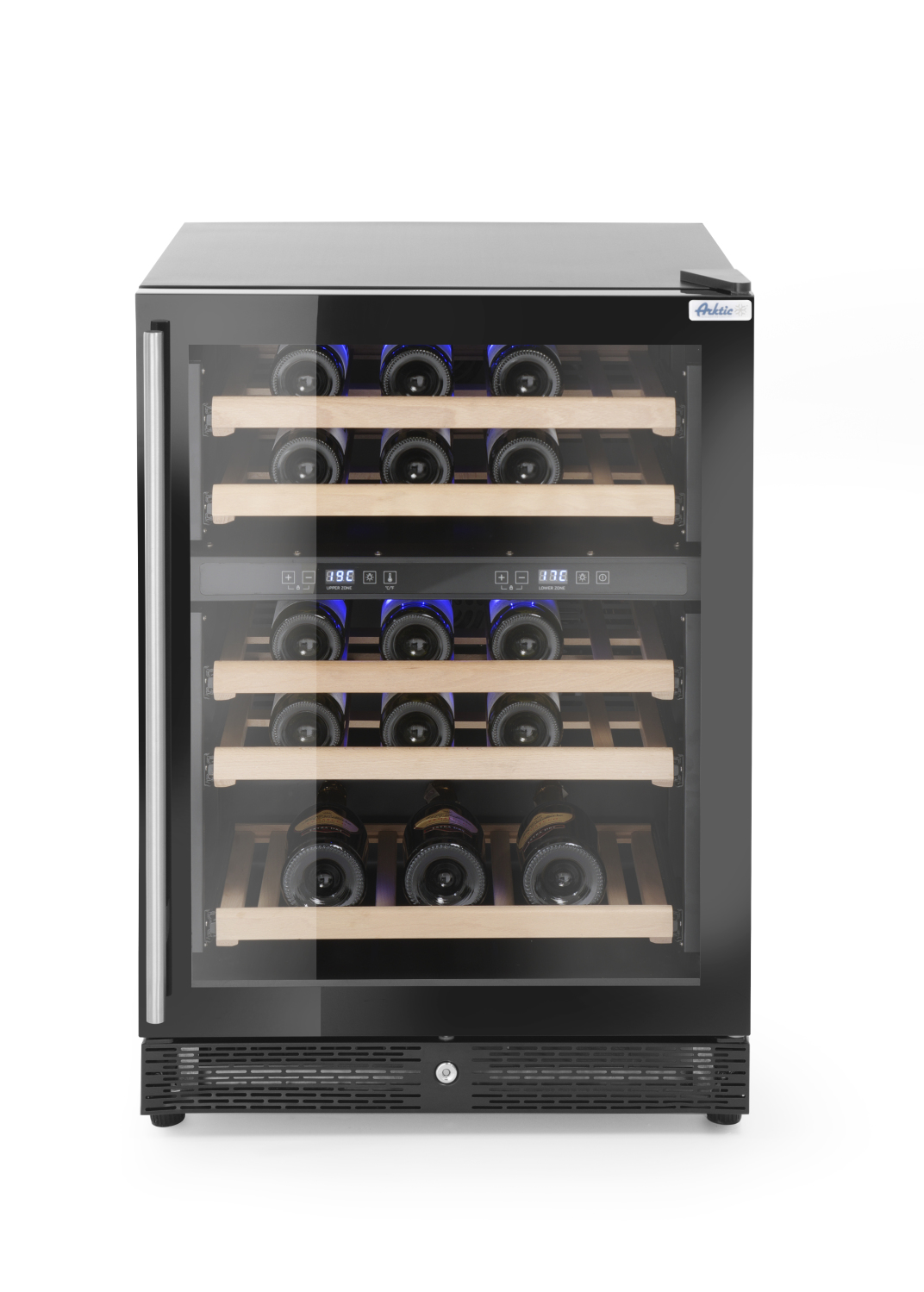 Винный шкаф HENDI 233221 черный маленький однокамерный холодильник gastrorag bc68 ms витринный холодильный шкаф барная х