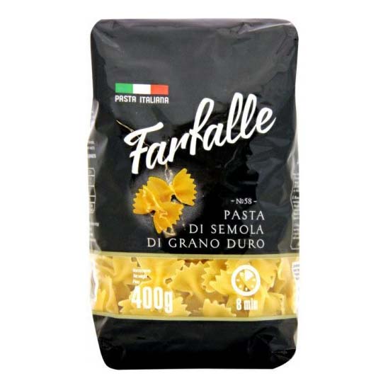 

Макаронные изделия Pasta Italiana Farfalle Бантики 400 г