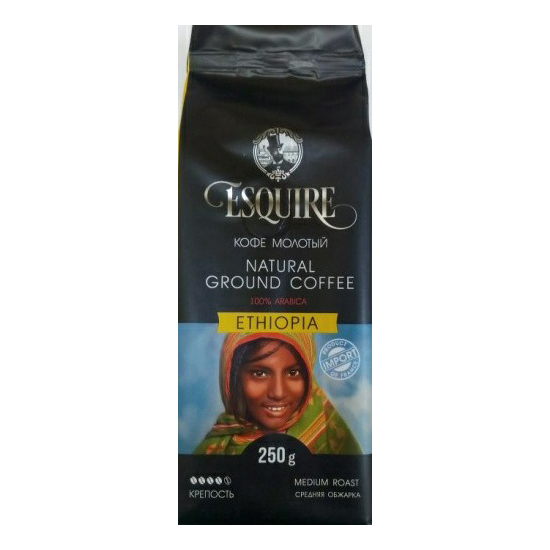 

Кофе Esquire Ethiopia молотый 250 г
