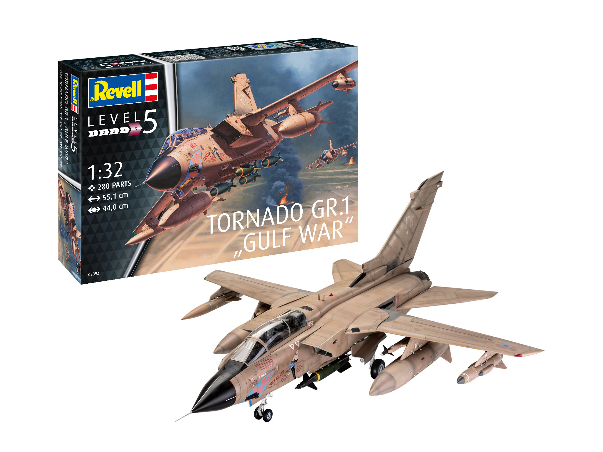 

Сборная модель Revell Истребитель-бомбардировщик Tornado GR Mk1 RAF Gulf War