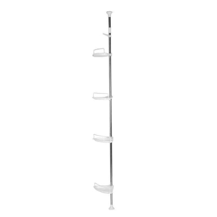 

Полка для ванной комнаты Multi Corner Shelf телескопическая угловая 4-х ярусная цвет белый, Multi Corner Shelf