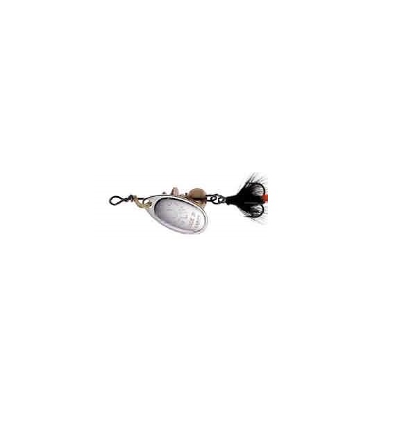 

Блесна вращающаяся Mepps Aglia Mouche 0 Silver/Black fly