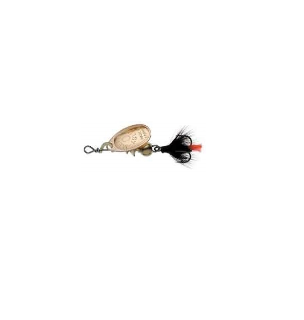

Блесна вращающаяся Mepps Aglia Mouche 0 Copper/Black fly, Черный;розовый