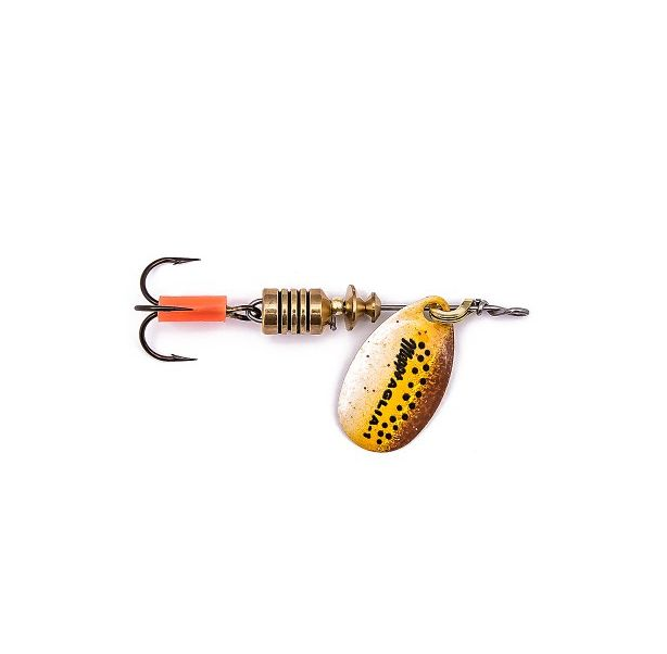 

Блесна вращающаяся Mepps Aglia Fluo Micropigments Trout 2 Brown, Голубой;розовый