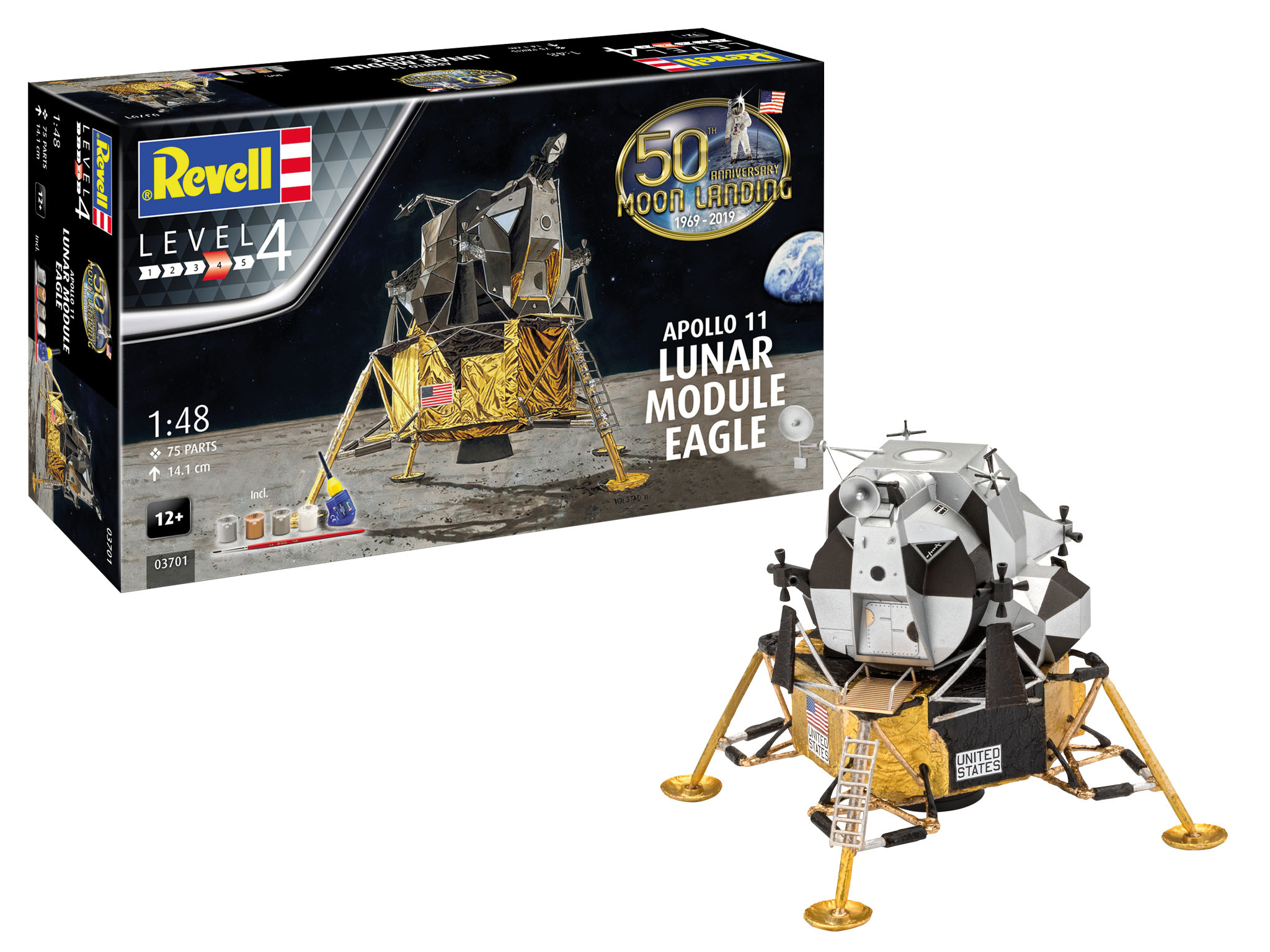 фото Сборная модель revell подарочный набор apollo 11 lunar module eagle