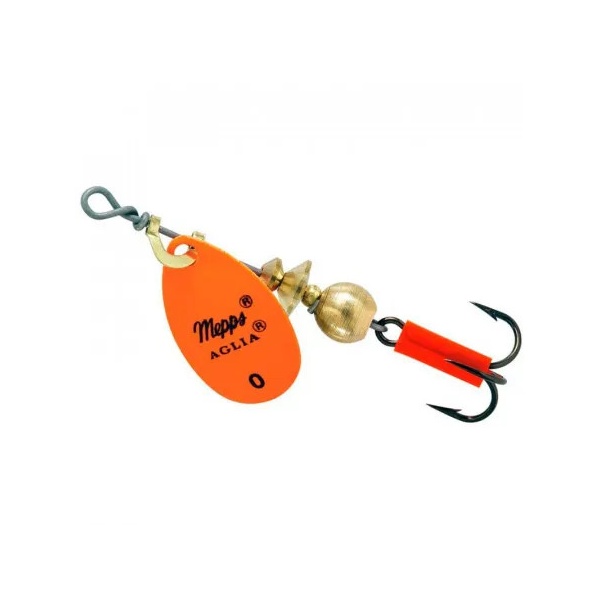 

Блесна вращающаяся Mepps Aglia Fluo 0 Orange, Оранжевый