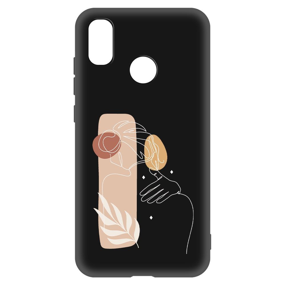 

Чехол-накладка Krutoff Soft Case Нежность для Xiaomi Mi 8 черный