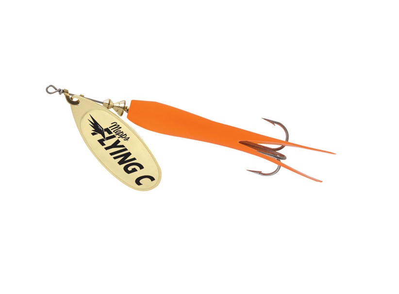 

Блесна вращ. Mepps Aglia Flying C, №3 Gold/Orange, Оранжевый