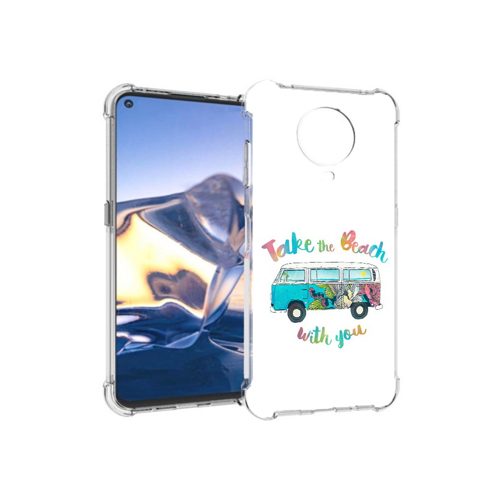 

Чехол MyPads Tocco для Nokia G10 Хиппи автобус (PT171673.98.190), Tocco