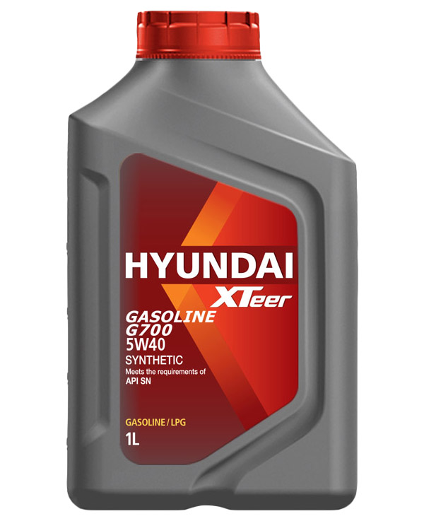 

HYUNDAI-KIA 1011136 XTeer Gasoline G700 SN 5W40 1л масло моторное 1шт
