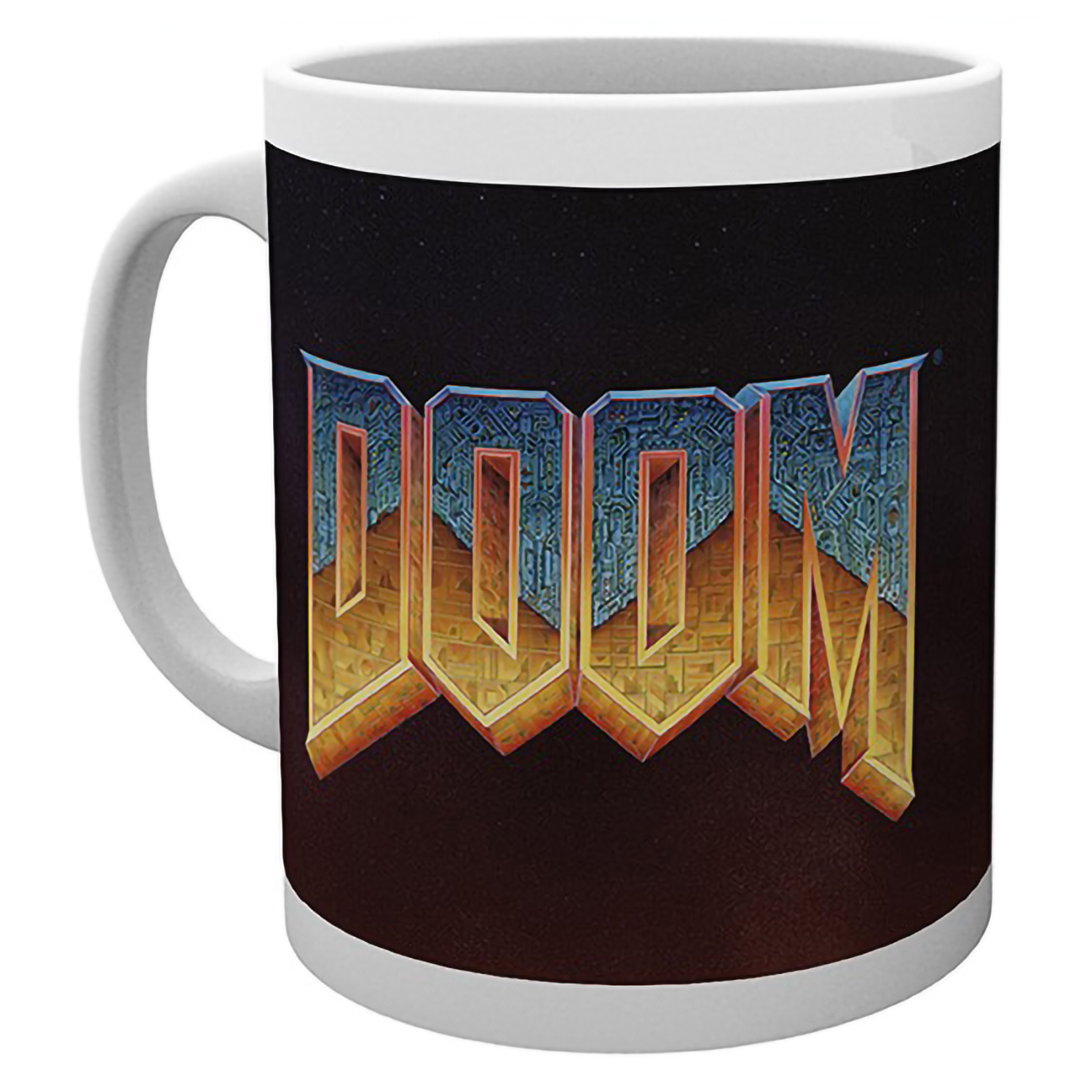 фото Кружка abystyle doom: classic logo, 320мл (mg1293)