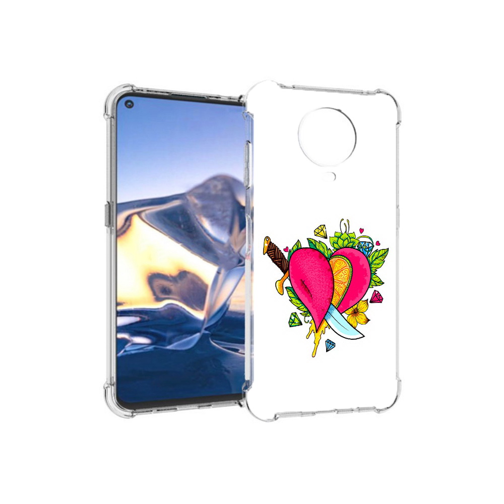 

Чехол MyPads Tocco для Nokia G10 Фруктовое сердце (PT171673.98.188), Tocco