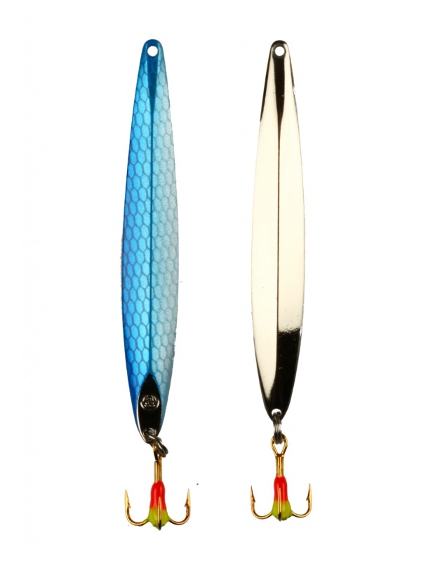 

Блесна вертикальная Nils Master Raptor, 90мм, 18гр, 586 S/Blue