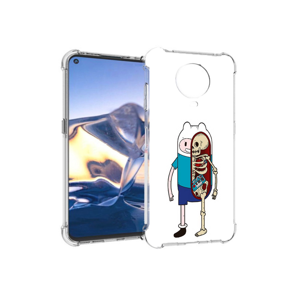 

Чехол MyPads Tocco для Nokia G10 Финн скелет (PT171673.98.187), Tocco