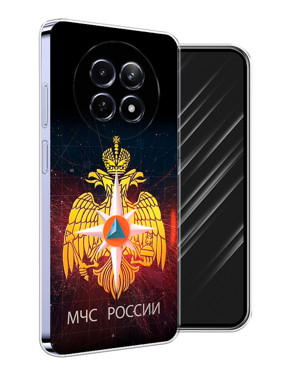 

Чехол Awog на Realme 12 5G "МЧС России", Черный;желтый;красный, 2516450-1