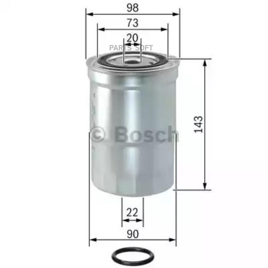 

BOSCH Фильтр топливный BOSCH 1457434459