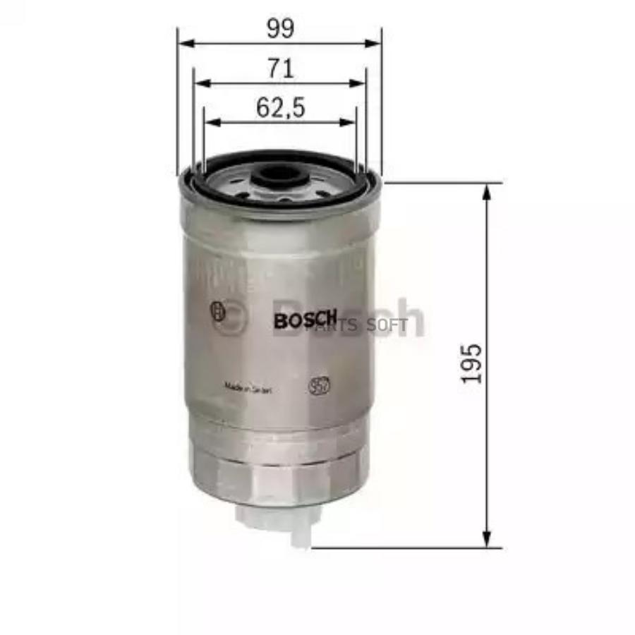 BOSCH Фильтр топливный BOSCH 1457434402