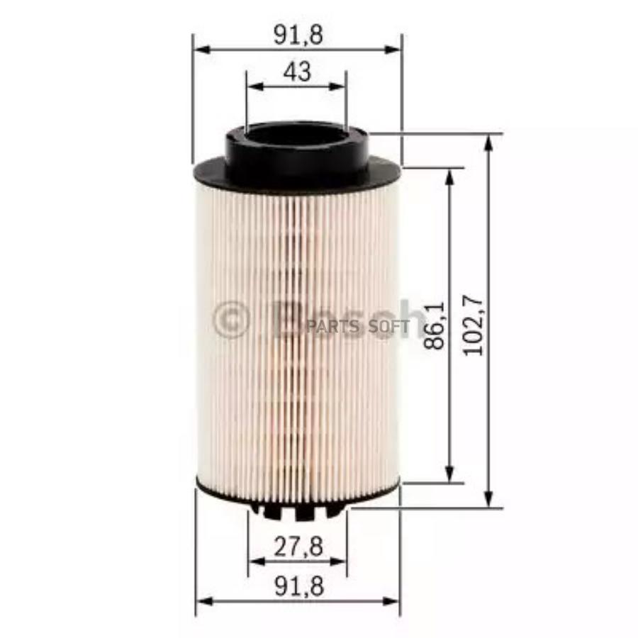 

BOSCH Фильтр топливный BOSCH 1457431707