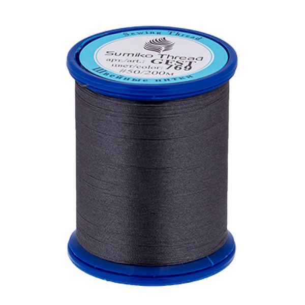 

Нитки SumikoThread 219 я, 200 м, №769 темный серый