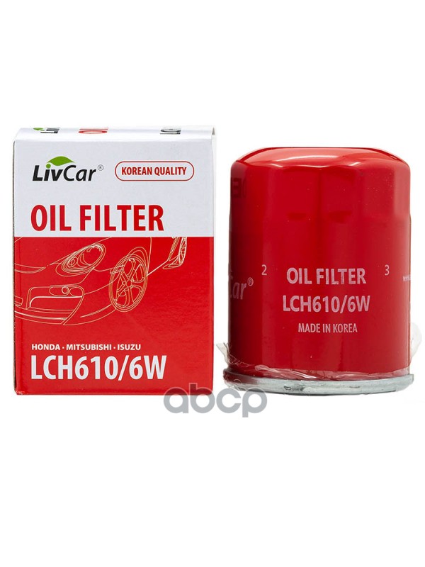 фото Фильтр масляный livcar oil filter lch610/6w / (c-809/c-415) livcar арт. lch6106w