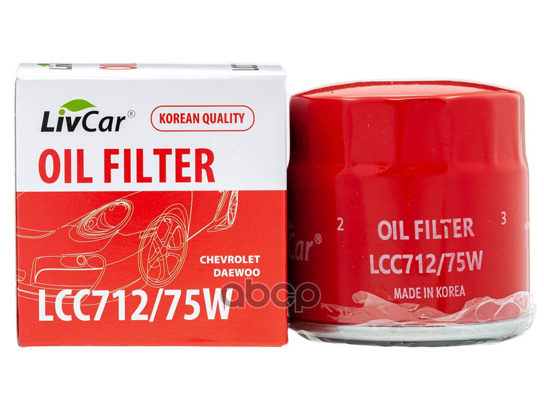 фото Фильтр масляный livcar oil filter lcc712/75w livcar арт. lcc71275w