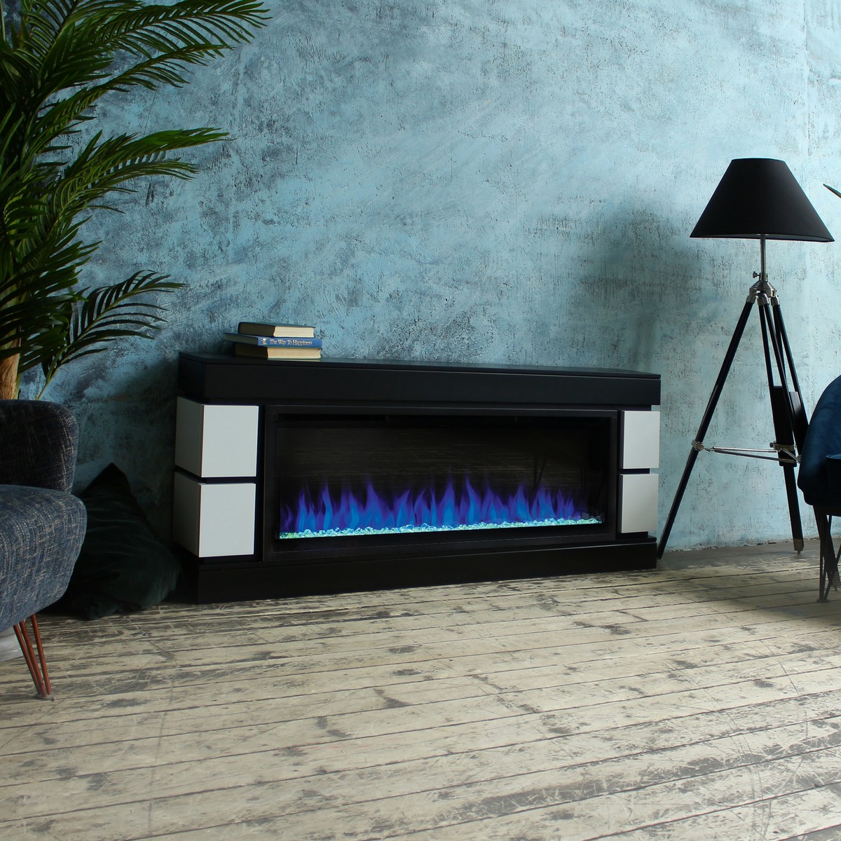 

Электрокамин RealFlame Denver 60 c очагом Saphir 60, 6 цветов пламени, звуковой эффект, Denver 60