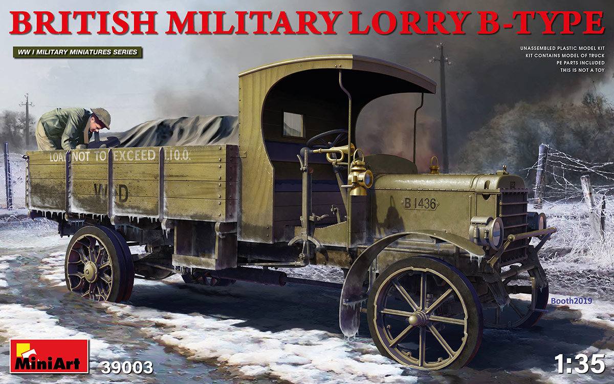 

Сборная модель MiniArt 1/35 Военный грузовик типа "Б" 39003