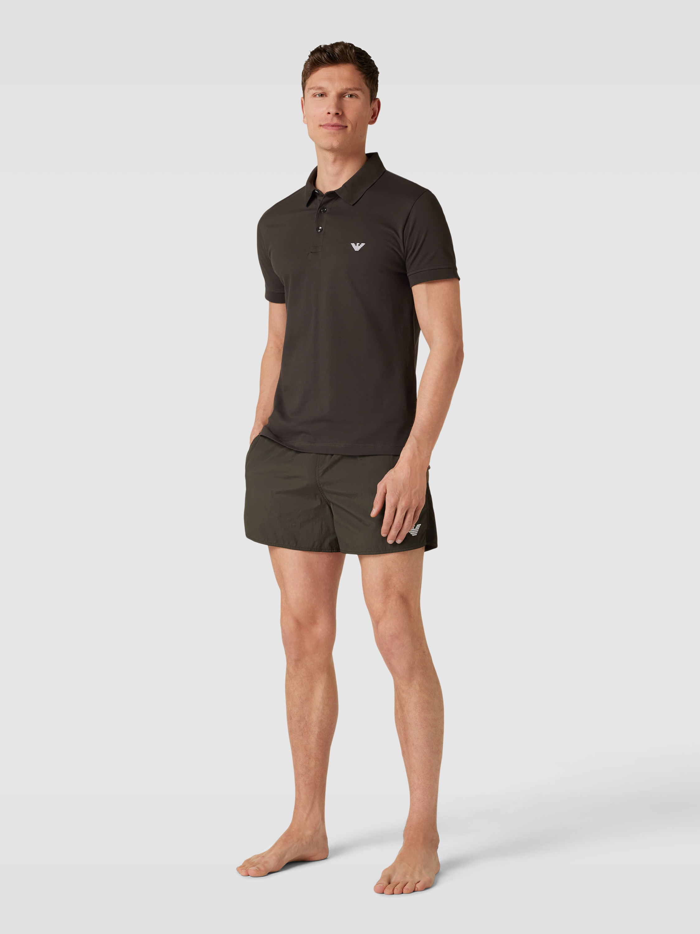 

Футболка домашняя мужская Emporio Armani 1737728 серая S доставка из-за рубежа, Коричневый, 1737728
