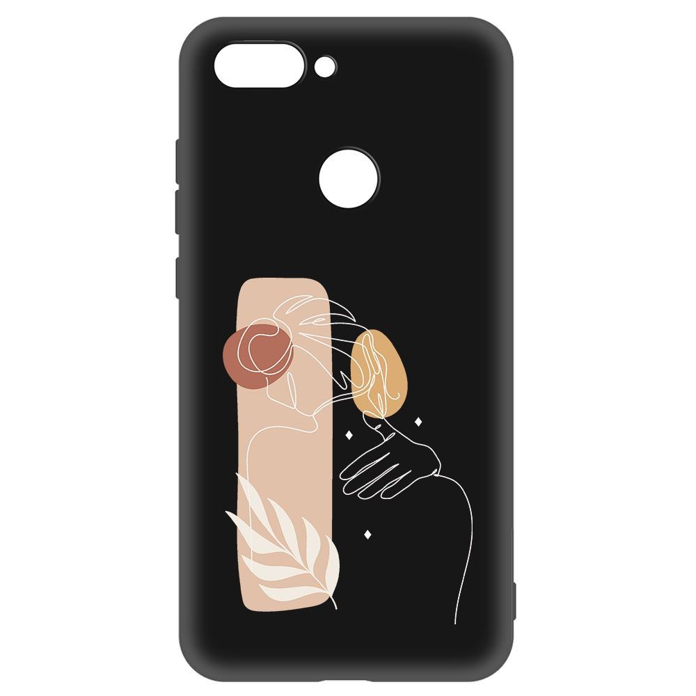

Чехол-накладка Krutoff Soft Case Нежность для Xiaomi Mi 8 Lite черный