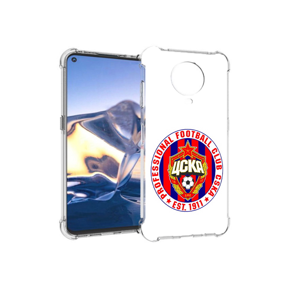 

Чехол MyPads Tocco для Nokia G10 ФК ЦСК логотип (PT171673.98.178), Tocco