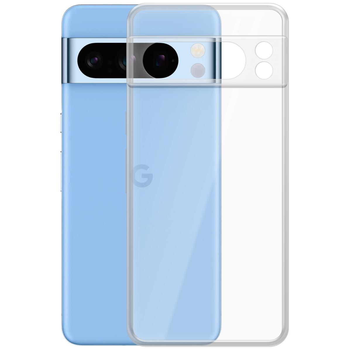 

Чехол-накладка Clear Case для Google Pixel 8 Pro, Прозрачный